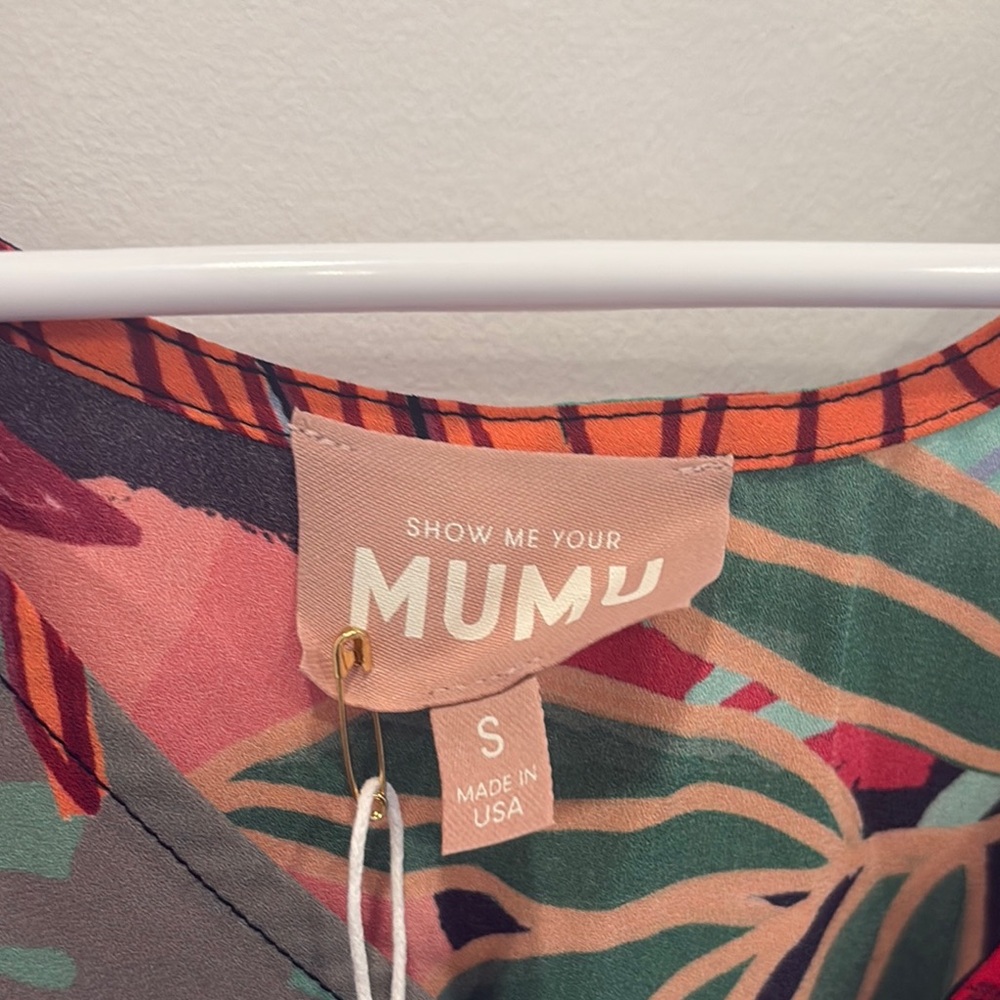 Show Me Your MuMu Multicolor Leaf Peta Tunic - Picture 2 of 4